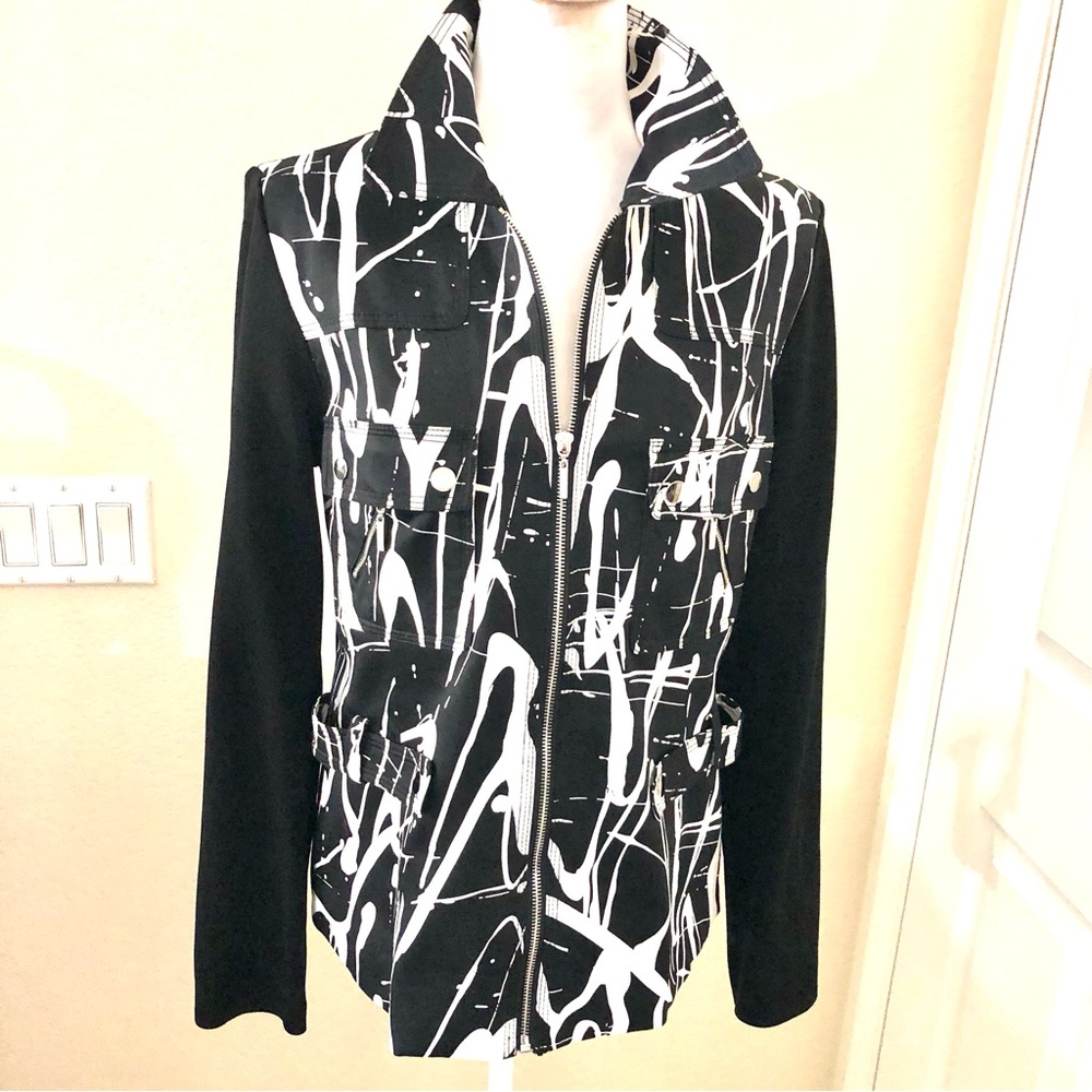 Peter Nygård Black and White Exquisite Jacket